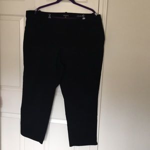 Lord & Taylor Ankle Length Black Dress Slacks